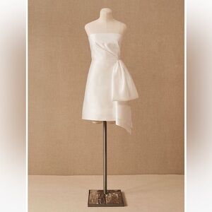 Sachin & Babi Verdance ivory satin dress size 2